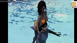 Underwater Kiss with Layla in Bikini