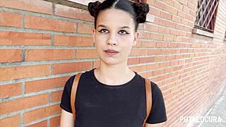 Hot Brazilian teen gets pilled off in a liquid lunch