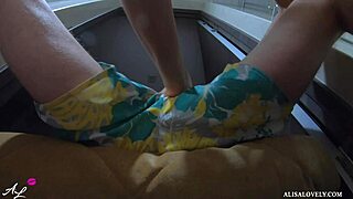 Girlfriend gives sloppy wet blowjob to big cock! No hands, just swallows cum fast.