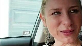 Fitness enthusiast milf has sex in car after working out at the gym