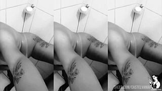 mature suellen santos pays debt with anal trailer