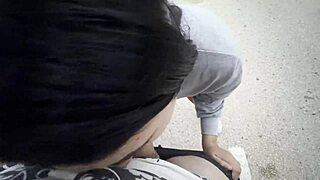 A beautiful brunette gets 200 euros to be a piggy bank and to suck me off