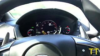 Tight pussy petite asian slut loses street race and gets fat cock