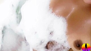 Latina Nurse Muse Dominates with Giant Ass in Bubble Bath Masturbation