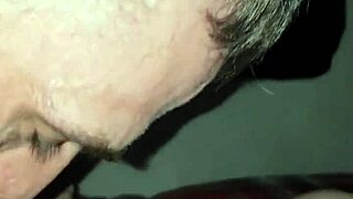 Mature man boldly licks young girlfriend's pussy in pov, intense and deep.