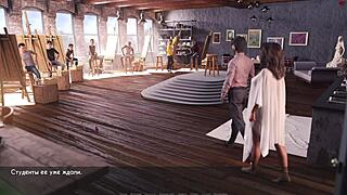 Incredible! Lust gameplay part 24 shows milf's big nipples outdoors!