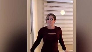 After a wild night out, young wife rides a big cock, moaning loud, showing off her huge latina ass