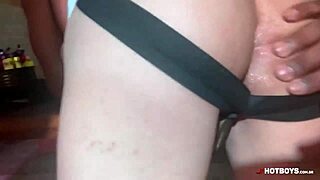 Young people giving passionate mature professionals a wild time in an orgy