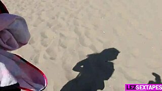 Lesbian sex tape featuring Ariana Grand and Mandy Armani with licking, fingering, and masturbation