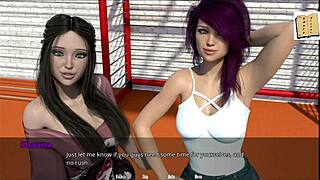 Playing basketball with Shauna in WVM 4