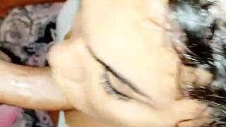 Blonde Brazilian Shemale Sucking Novinho Dotado