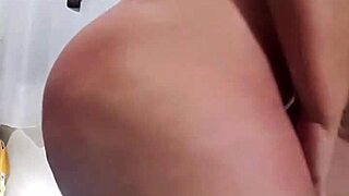 Black skirt and yellow panties are removed in this homemade video