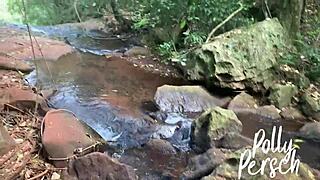 Wild sex in the waterfall - a thrilling journey
