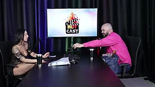 paulo avelar tiv models in hot cast with victoria beatriz sheer red