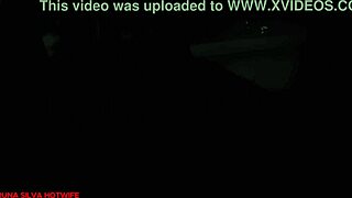 Hotwife Bruna gets creampie from bull!