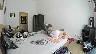 Antonia SHOWS off her sexy legs in heels and panties.