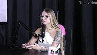 I wanted to spice things up, so I turned content creator with hard vids... Naty Varga in sheer red!