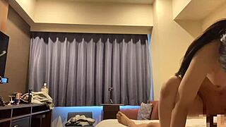 Stunning Black-Haired Beauty in First Filming