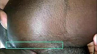 Wow, interracial gangbang with multiple creampies on white girl by two black guys!