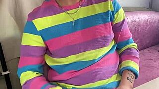 Horny college guy jacks off