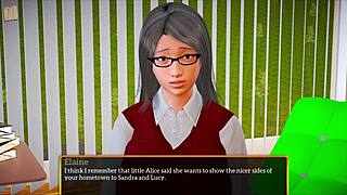 Exploring My New Family in Erotic Hentai Game