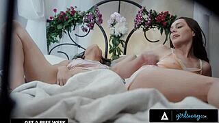 哇，Aften Opal早上猛指Nicole Aria热性爱！😍