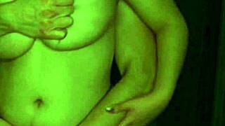 Hey, girlfriend, let me caress those big breasts on camera, yeah?