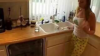 Young April’s pink tight pussy play