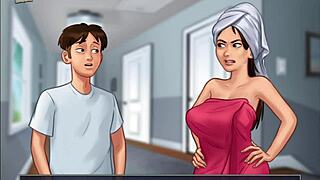 Jamie Showers Seductively