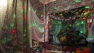 steffi's hotwife redhead pussy dance in green chemise rocks