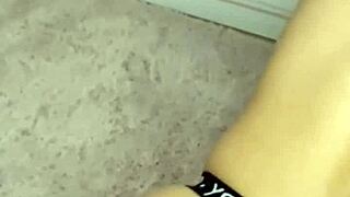 CLAUDIA BAVEL TEASES ASSHOLE, FINGERING CLOSELY!