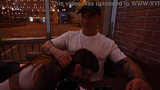 I sucked a guy in a cafe, then he banged me hard at home