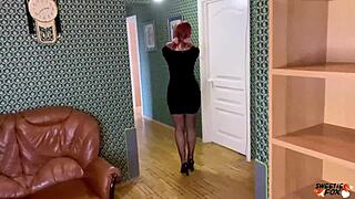 my muscular lover does cunnilingus n passionate fuck to me, redhead!