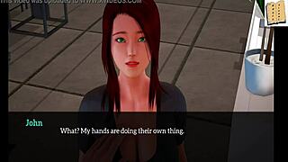 my new family 195: redhead erotic hentai game with big tits