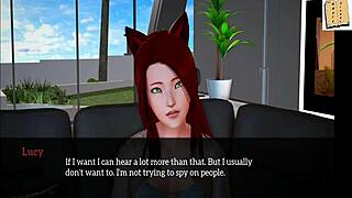 my new family 195: redhead erotic hentai game with big tits