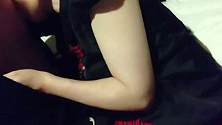 Girl in red miniskirt cosplay sucks dick eagerly