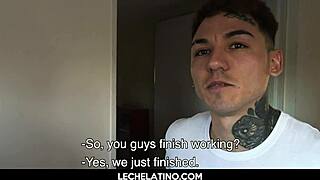 Hunky latin males bareback reality gay sex for cash