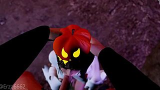 Little Whore Sucks Huge Cock in Wild 3D Animation Hentai Scene