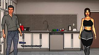 Cuckold Husband Watches Wife’s Big Ass Groped in 3D Hentai