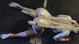 Cammy takes it deep in every hole with wild moans