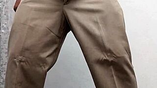 Straight and gay businessmen help their teacher with his pito problem