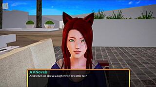 Redhead amateur's homemade video in family roleplay