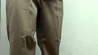 Straight and gay businessmen help their teacher with his pito problem