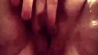 Fat Mommy Massages Her Juicy Pussy