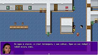 angelica origins remake part 10 shows teen coed in wild office action