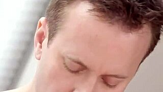 Young gay amateur gets a facial