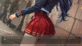 Romance Game Episode with Exhibitionist Confession