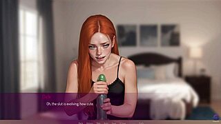 Redhead Wife Attempts Rough Deepthroat in Live 3D Hentai Animation