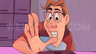 Hot milf who likes to send nudes the naughty home animation