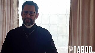 Small tits teen confesses taboo desires to priest